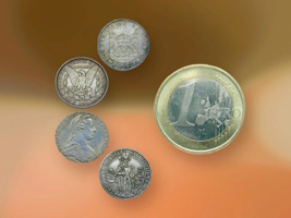 Verschiedene Münzen
